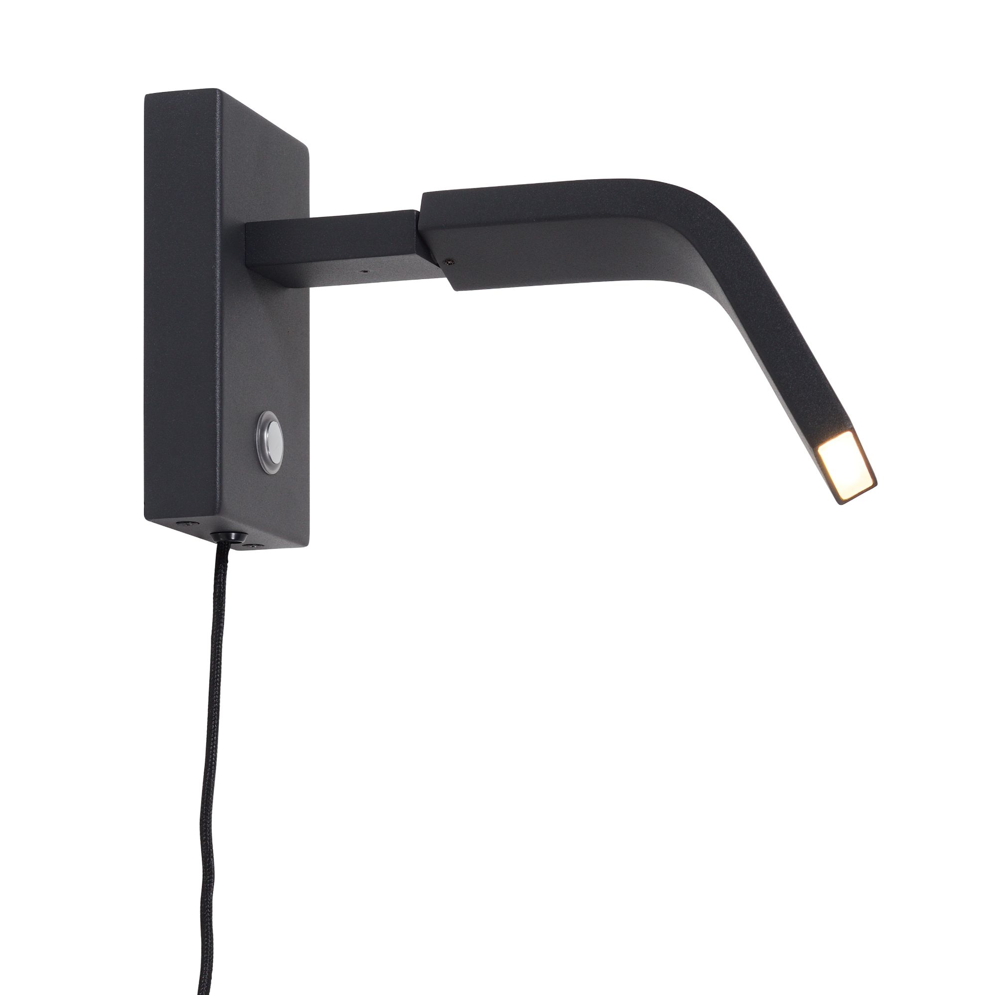 Applique noire H14cm