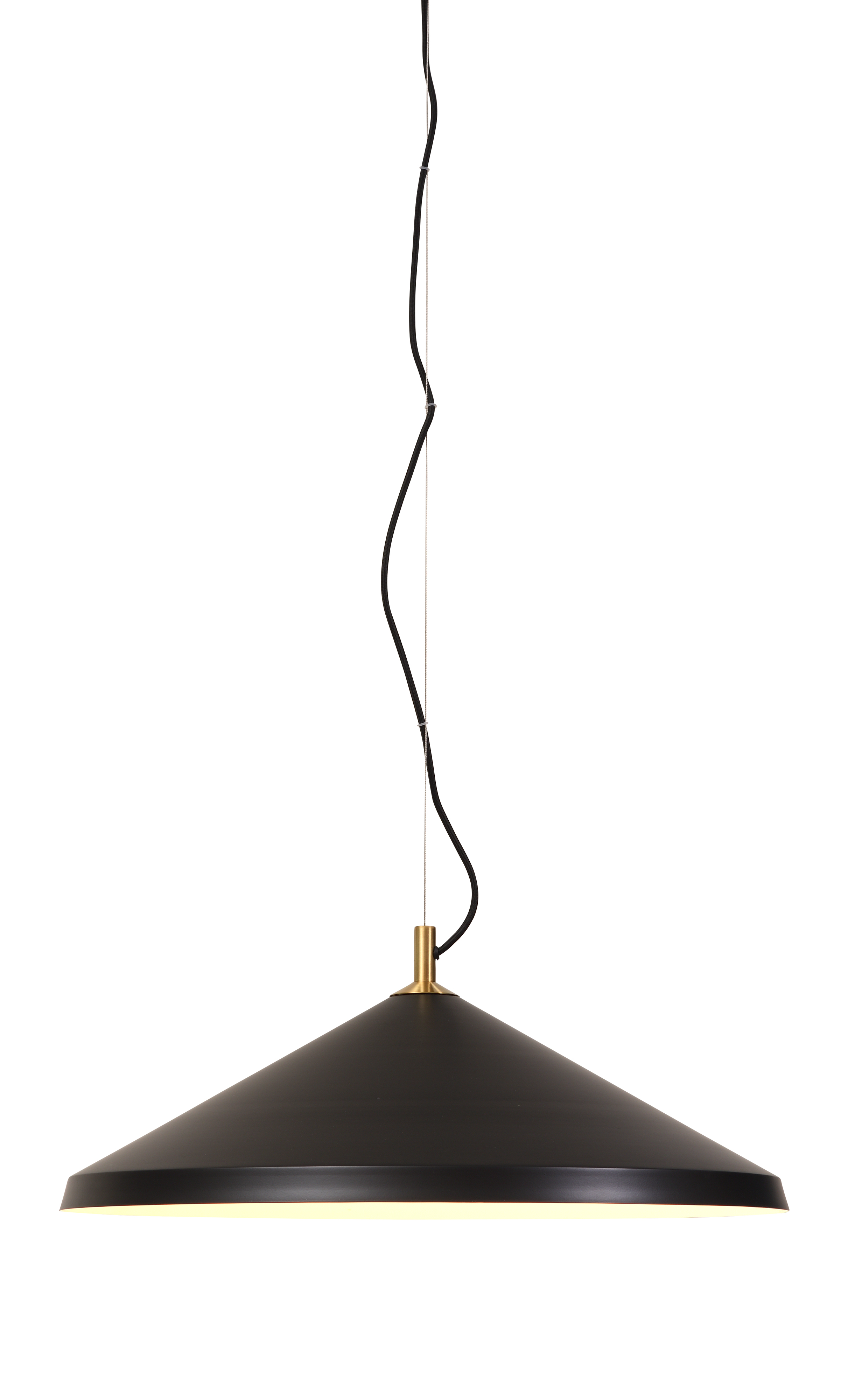 Suspension noire H133cm
