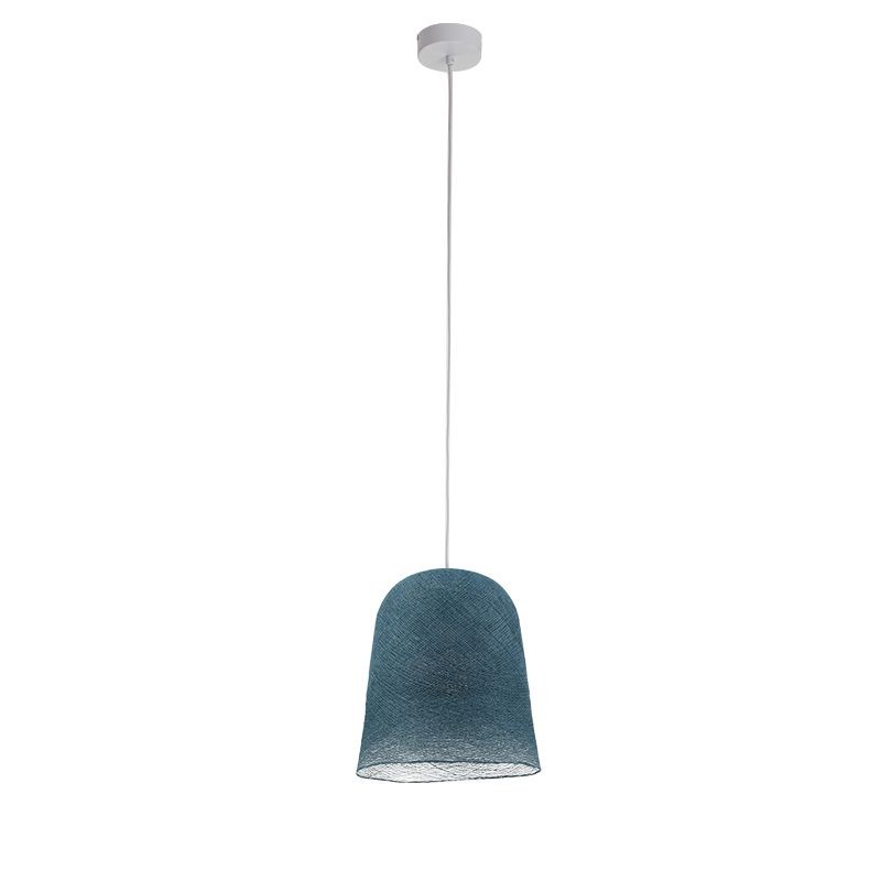 Suspension simple bleu canard