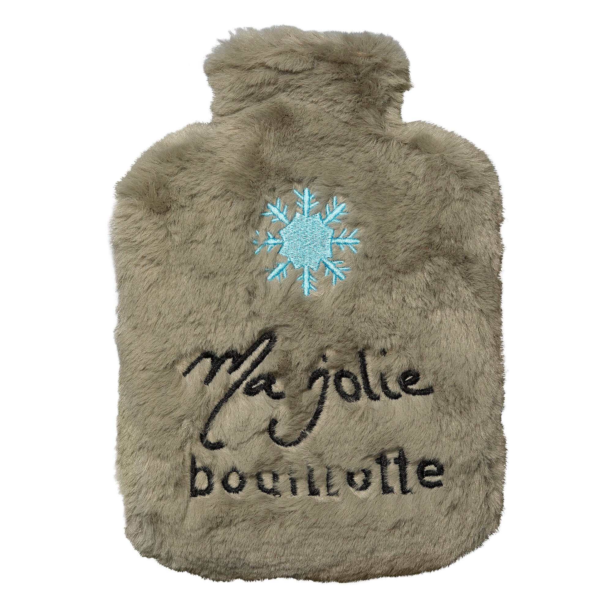 Bouillotte peluche flocon (photo) Bouillotte peluche flocon