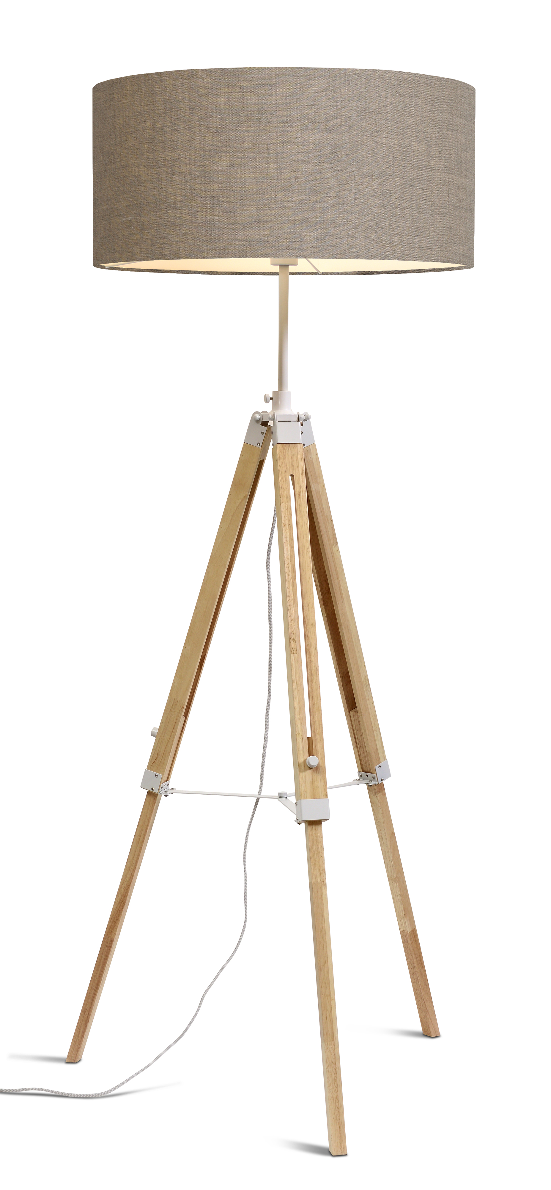 Lampadaire trépieds et abat-jour H165cm Lampadaire trépieds et abat-jour H165cm