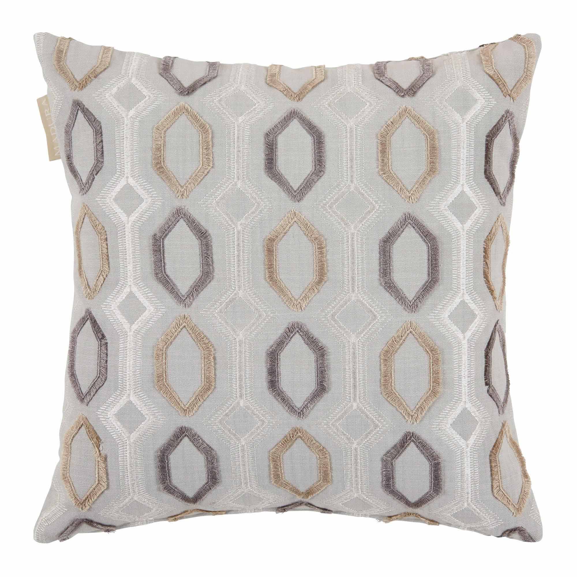 Housse de coussin beige 40x40 cm