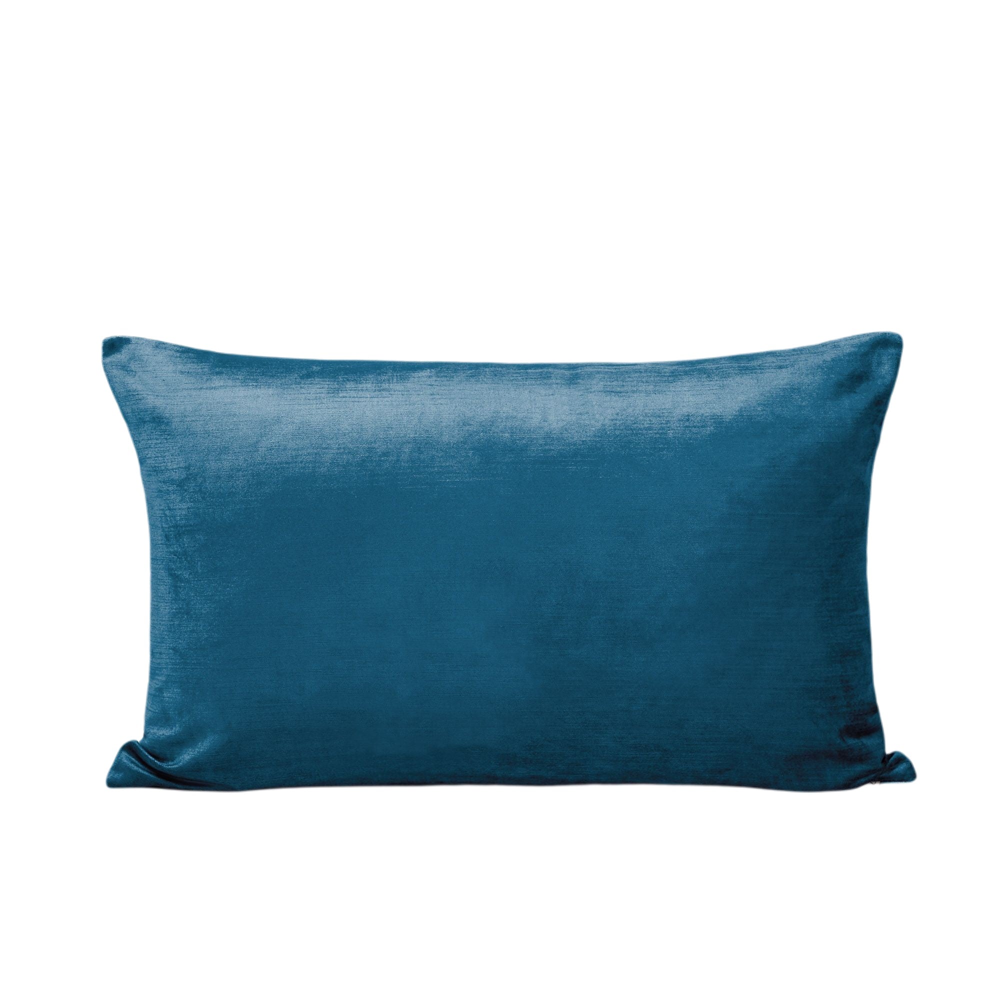 Housse de coussin 40x60 cm Pétrole et taupe Housse de coussin 40x60 cm Pétrole et taupe