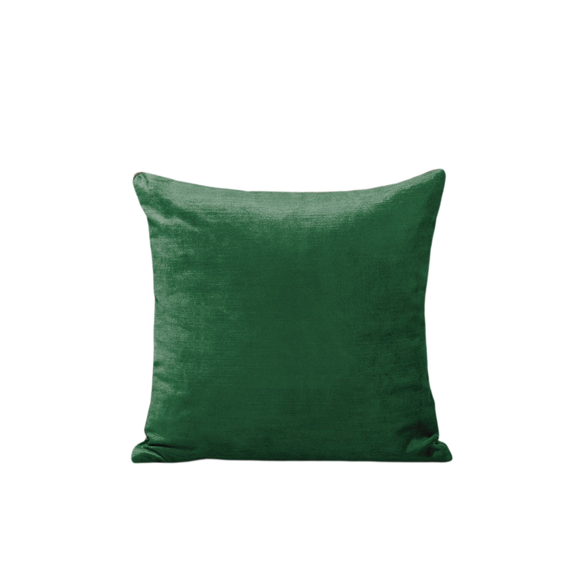 Housse de coussin 40x40 cm Vert moyen et taupe Housse de coussin 40x40 cm Vert moyen et taupe