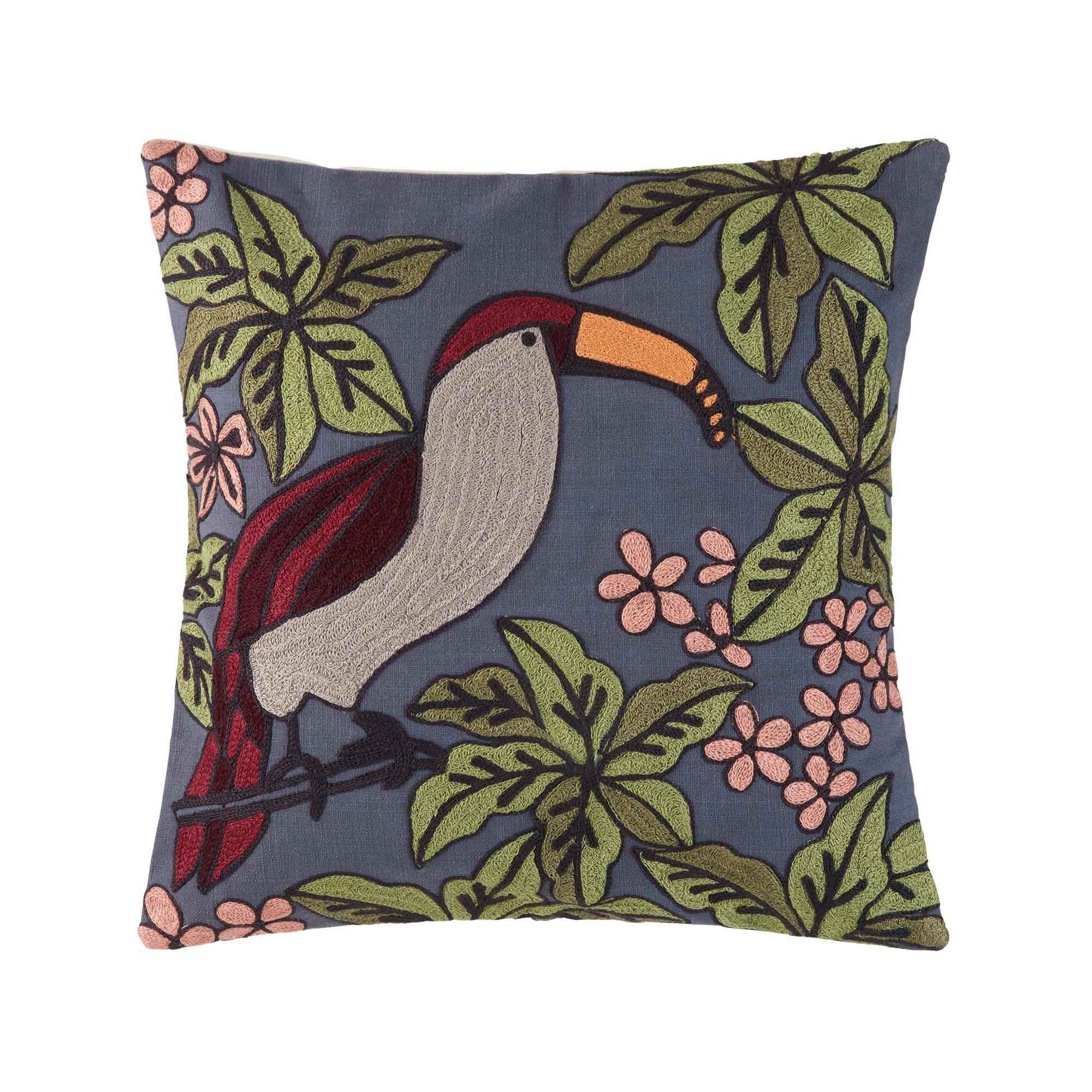 Housse de coussin en Coton Orage  40x40 cm