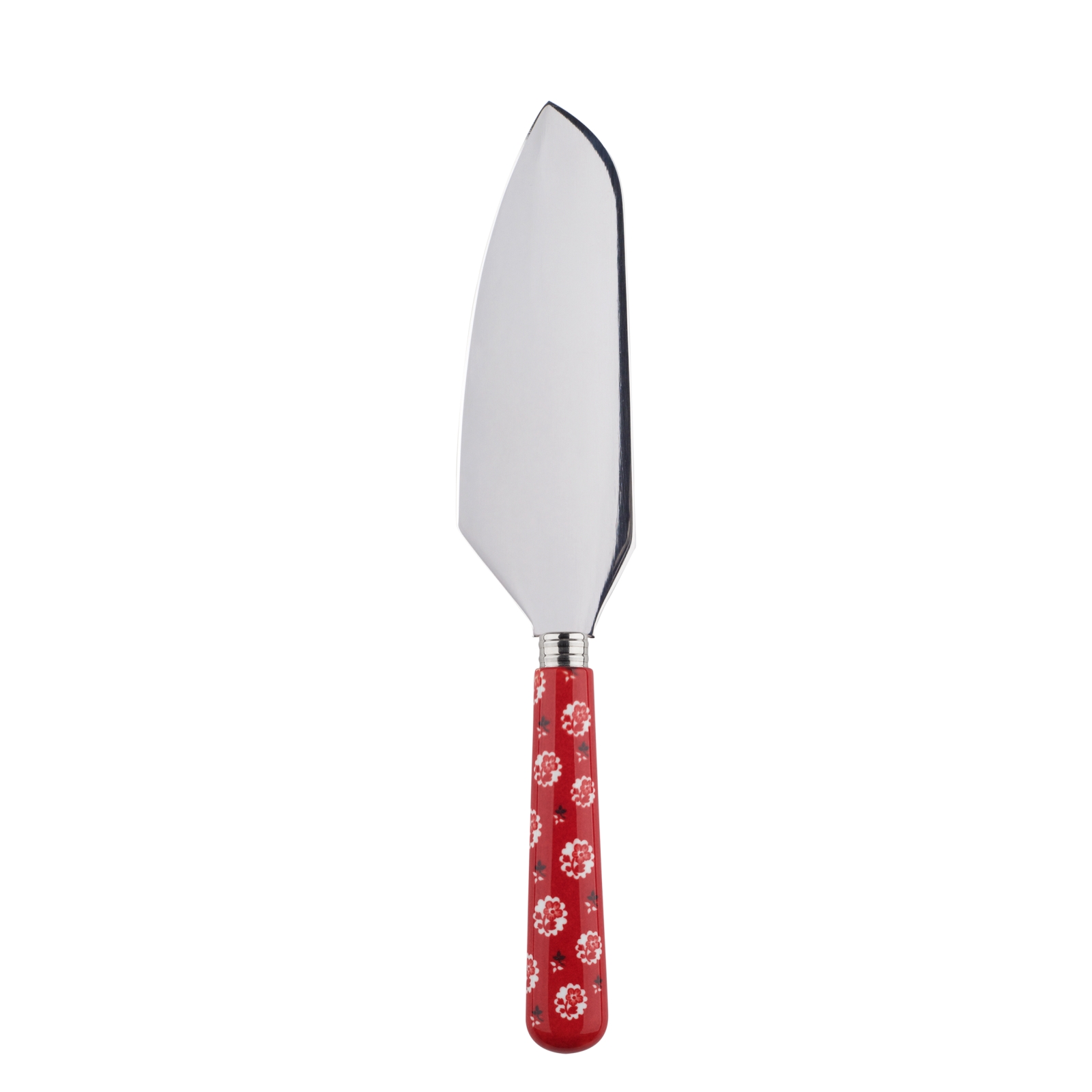 Pelle à tarte inox et rouge Pelle à tarte inox et rouge