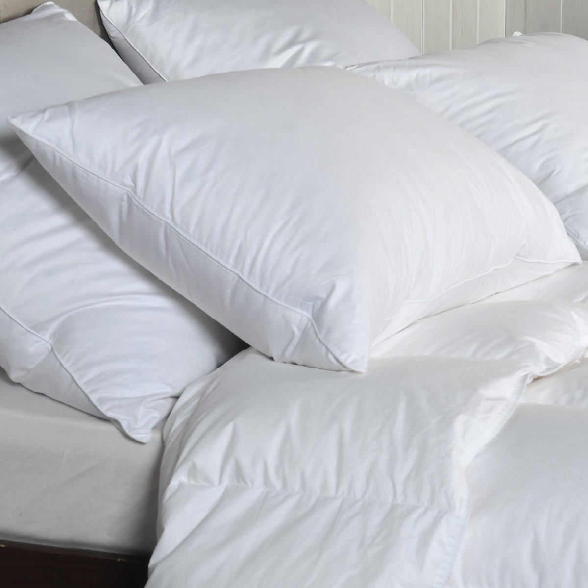 COURCHEVEL - Oreiller en microfibre 800gr/m² 50x70 (photo) COURCHEVEL - Oreiller en microfibre 800gr/m² 50x70