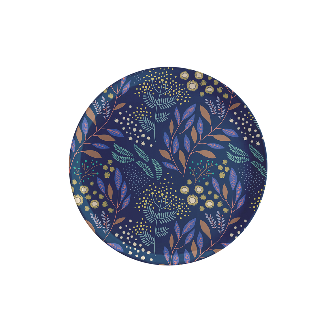 Plateau rond en bois mimosa 35 cm
