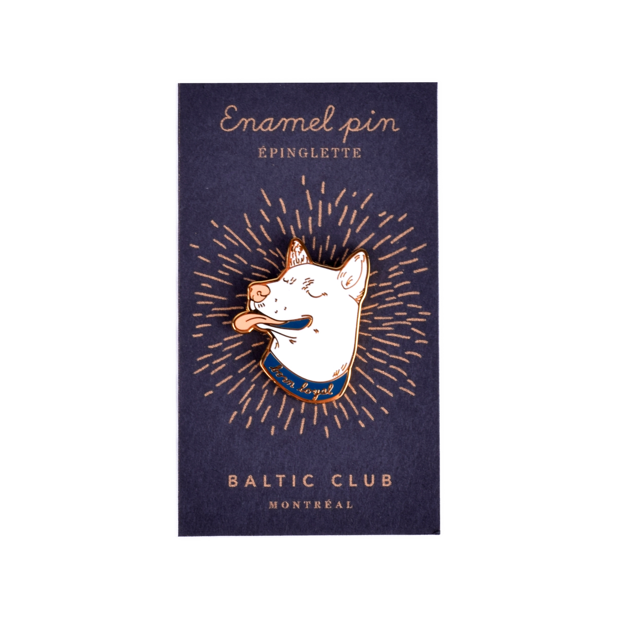Pins en métal chien loyal (photo) Pins en métal chien loyal
