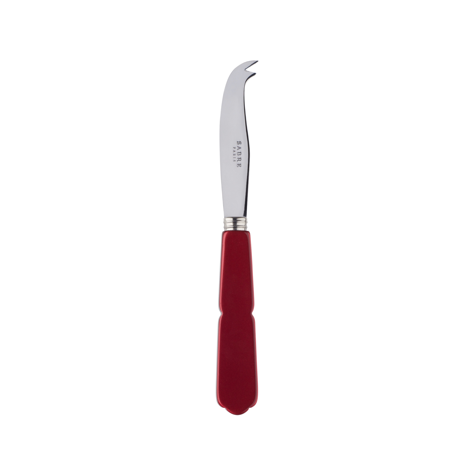 Couteau à fromage inox et rouge
