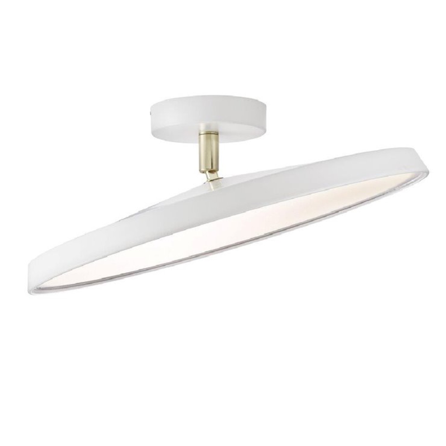 Plafonnier LED orientable métal D40cm Plafonnier LED orientable métal D40cm