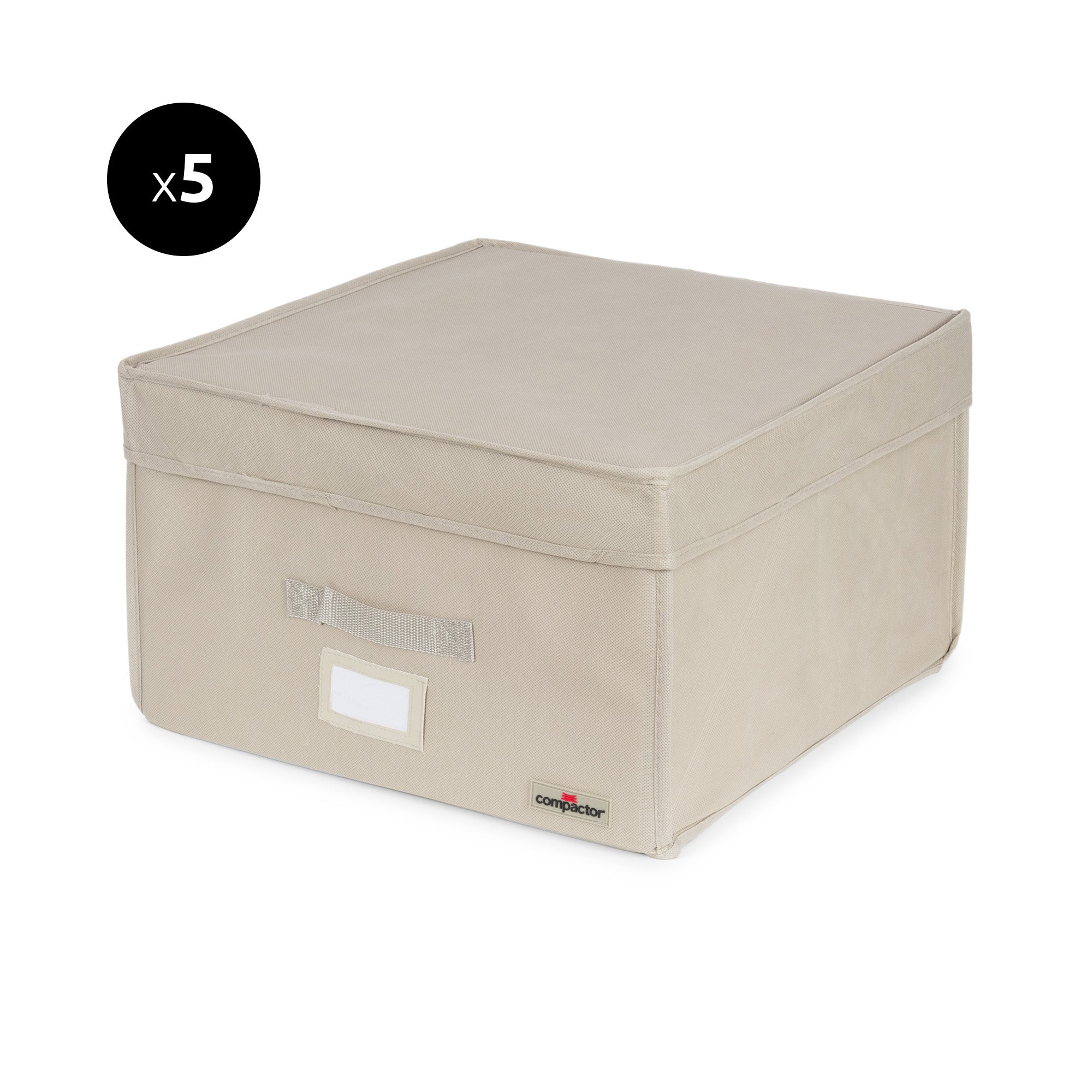Coffre de rangement sous vide 42x42cm - Lot de 5 Coffre de rangement sous vide 42x42cm - Lot de 5