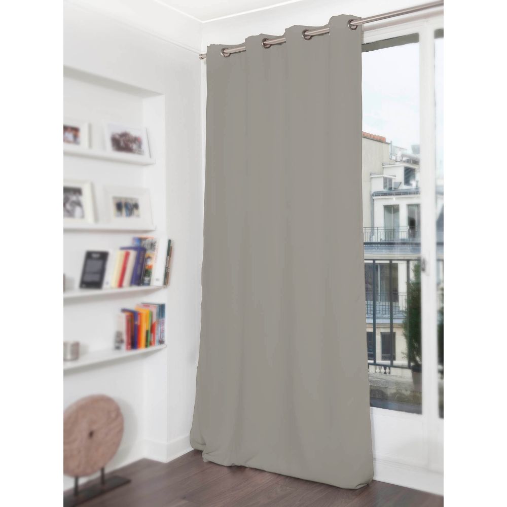 Rideau occultant gris 140 x 260 (photo) Rideau occultant gris 140 x 260