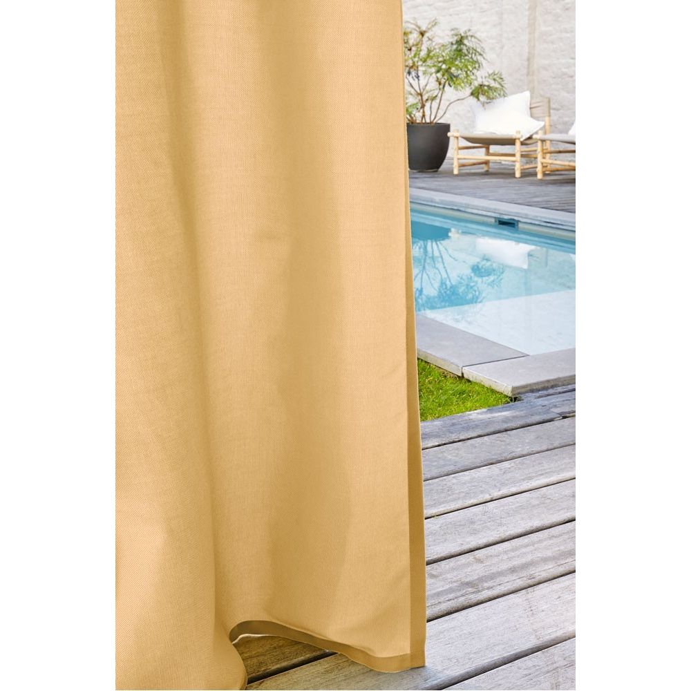 Rideau extérieur jaune miel 140x250 Rideau extérieur jaune miel 140x250