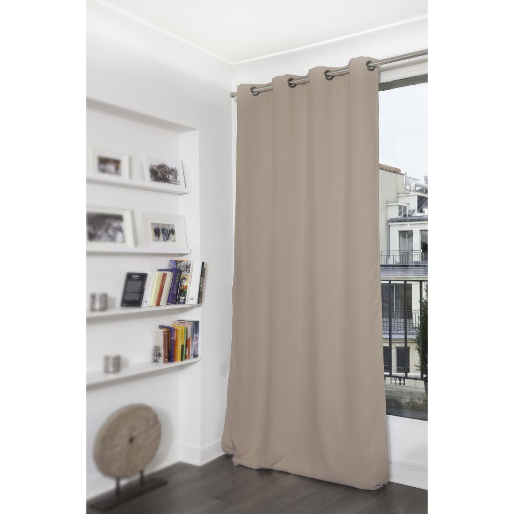 Rideau occultant gris taupe 140 x 260 Rideau occultant gris taupe 140 x 260