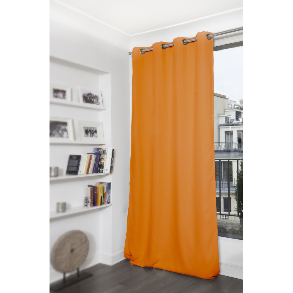 Rideau occultant orange 140 x 300 Rideau occultant orange 140 x 300