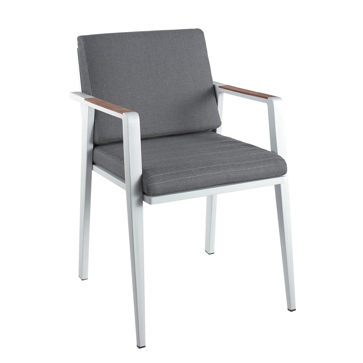 Fauteuil de jardin en alu blanc