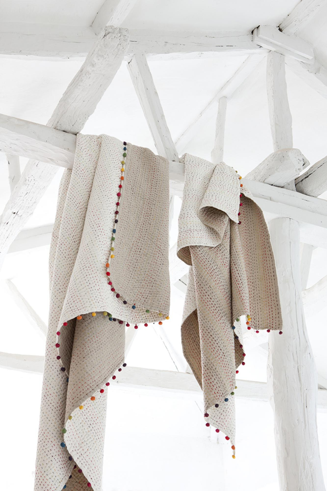 Plaid en coton multico 140 x 200 Plaid en coton multico 140 x 200