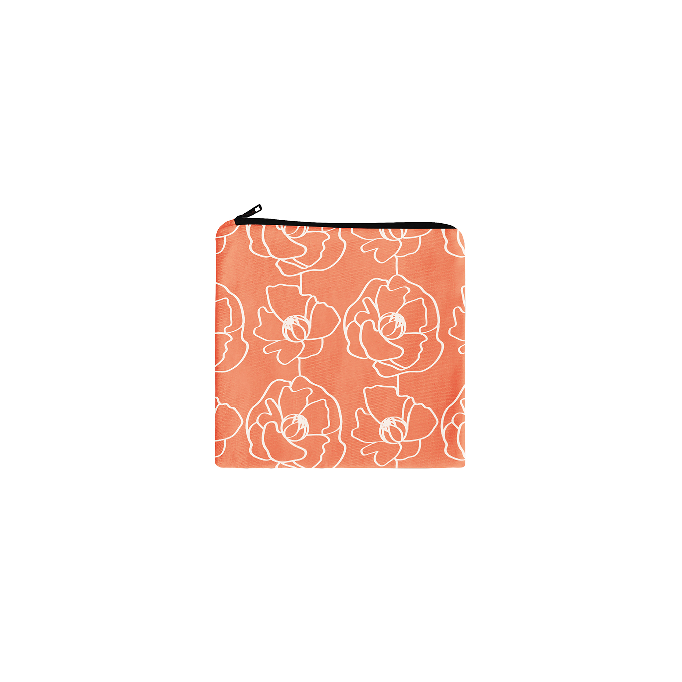 Trousse carrée en coton dentelles (photo) Trousse carrée en coton dentelles