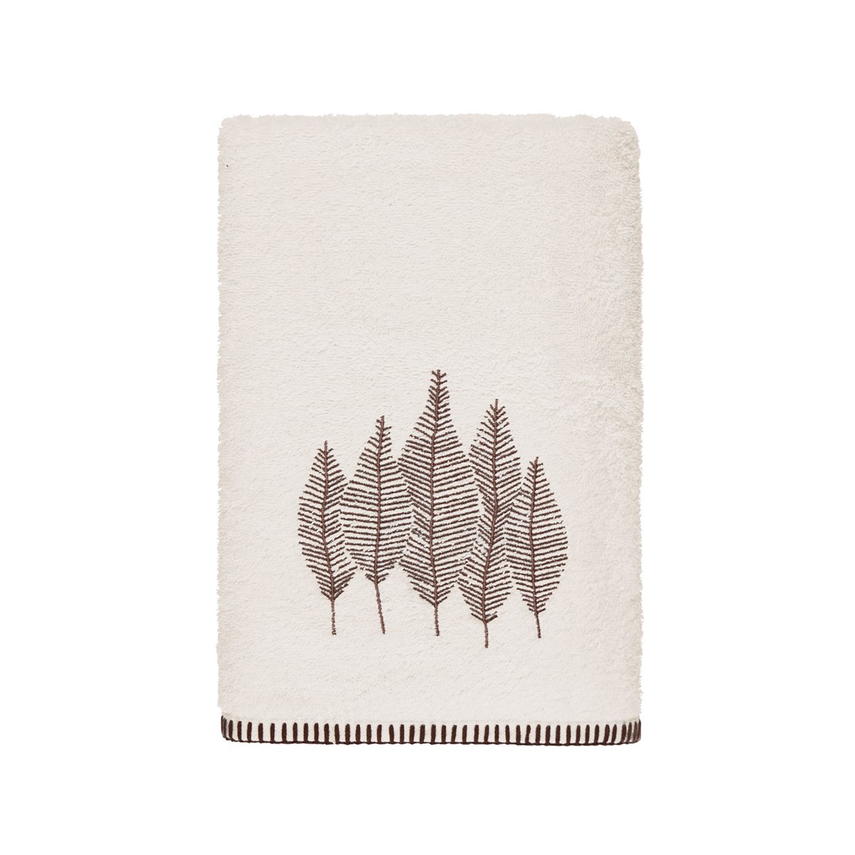 ABACHI - Drap de bain en coton biologique Ecru 70x140 cm (photo) ABACHI - Drap de bain en coton biologique Ecru 70x140 cm