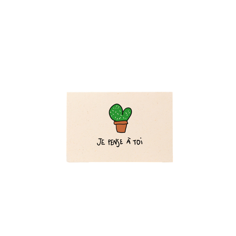 Carte Mini Je Pense à toi Carte Mini Je Pense à toi