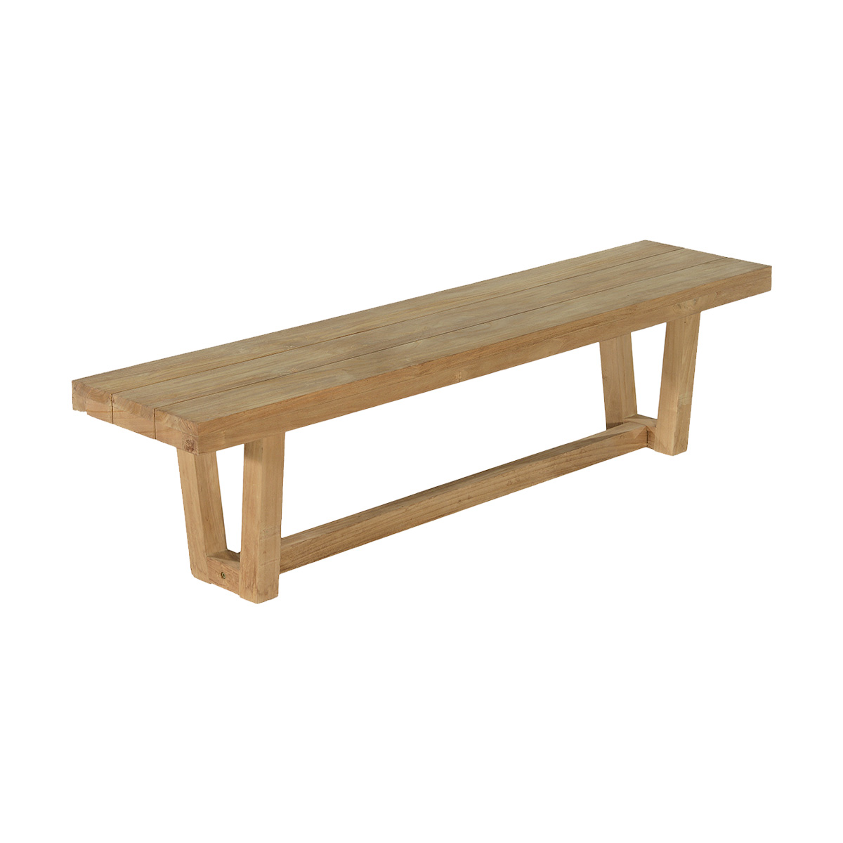 Banc en teck Effet recyclé 230 cm