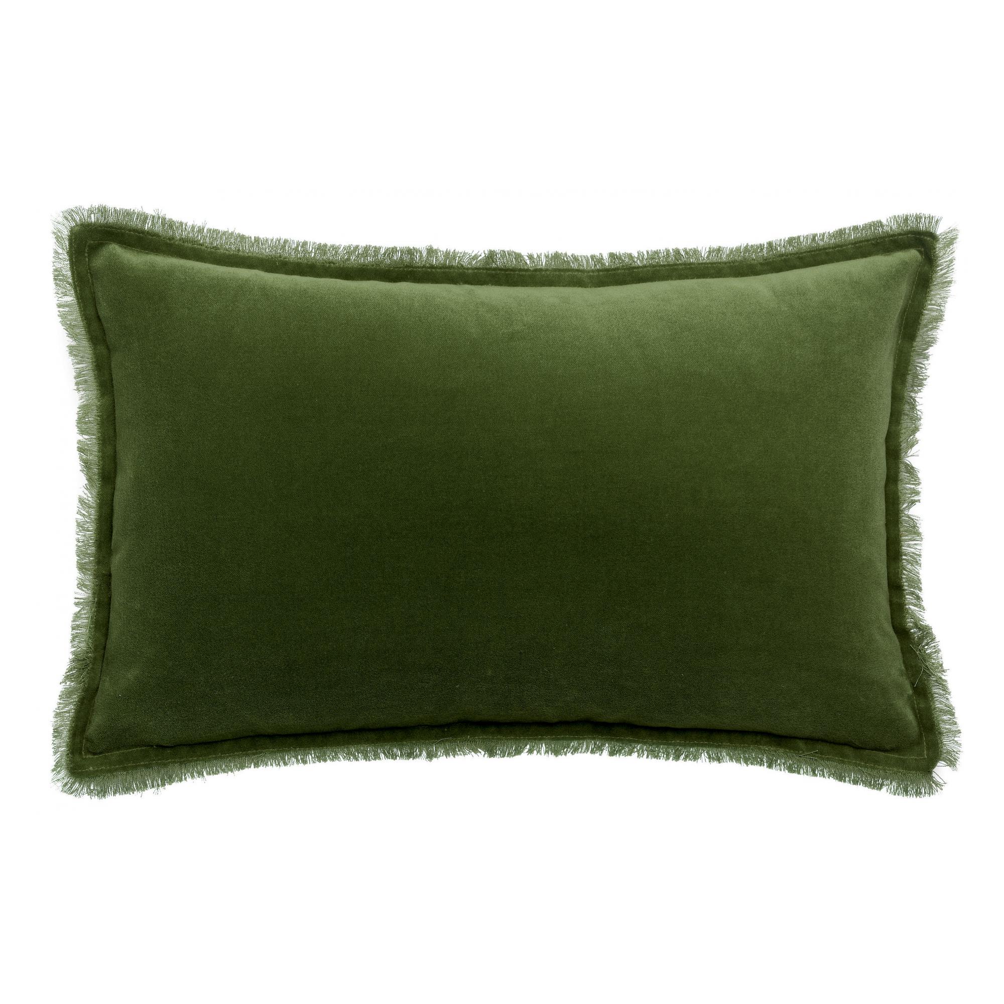 Coussin uni en coton eucalyptus 30 x 50 Coussin uni en coton eucalyptus 30 x 50