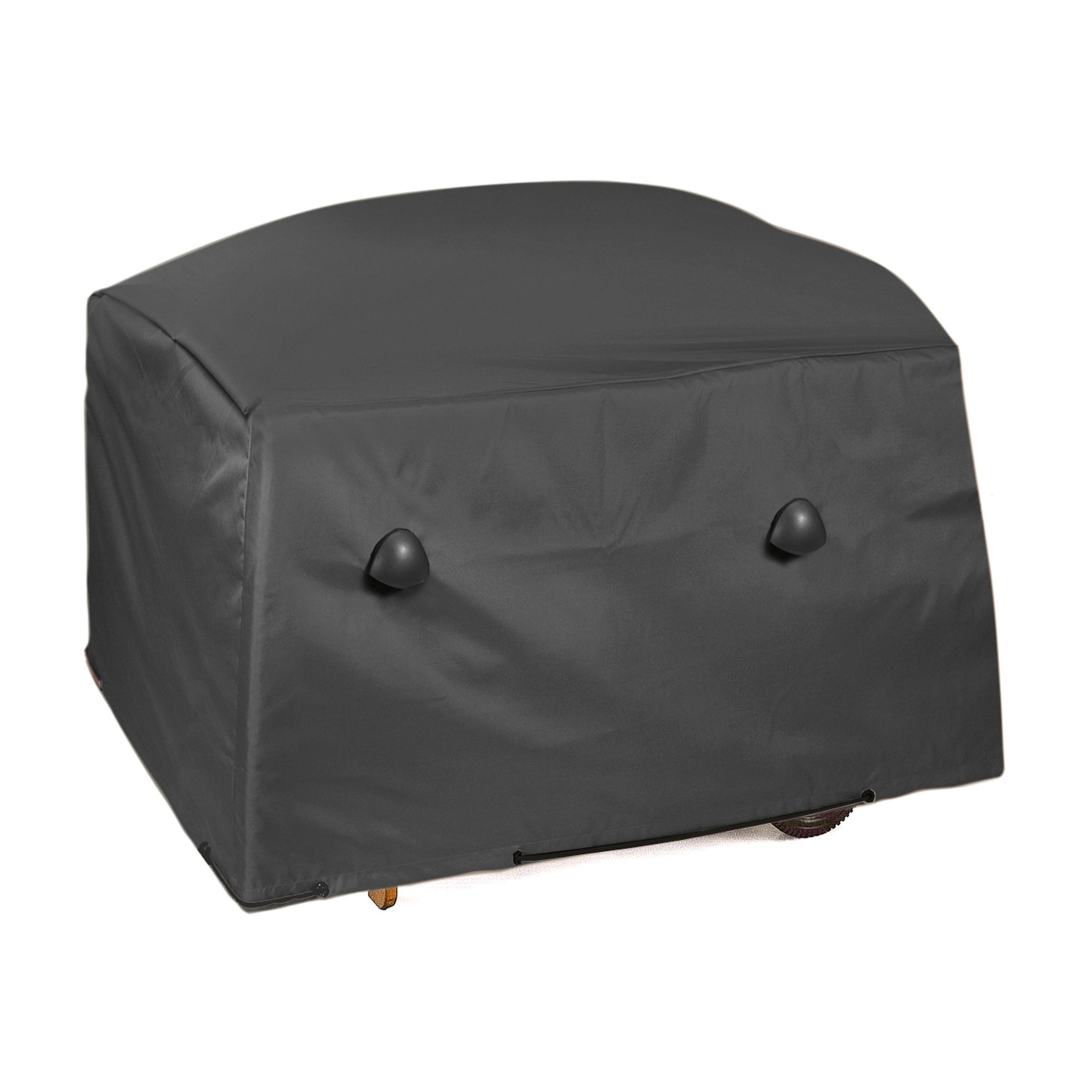 Housse de barbecue xl polyester noir