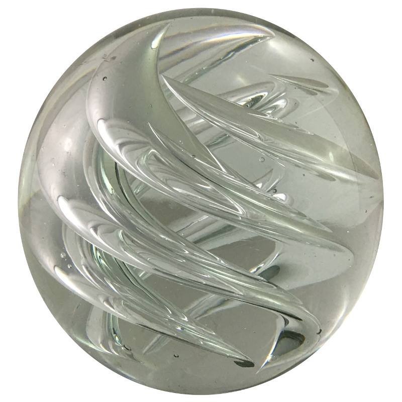 Presse-papier boule en verre transparent D10 Presse-papier boule en verre transparent D10