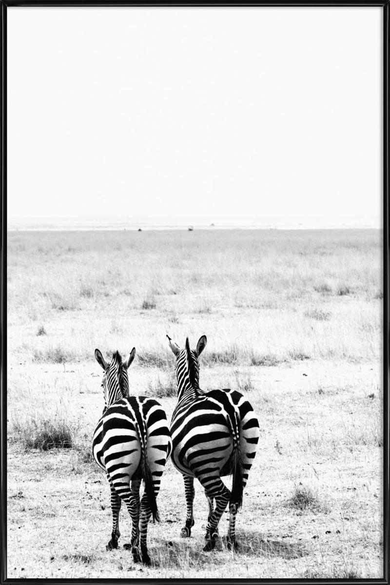 Affiche avec cadre standard (Noir) en Blanc & Noir/60x90 (photo) Affiche avec cadre standard (Noir) en Blanc & Noir/60x90