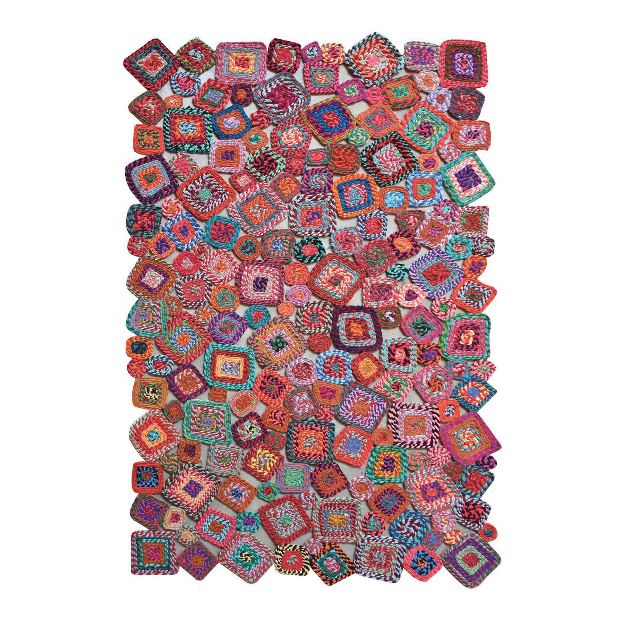 Tapis  en coton multicolore 160 x 230
