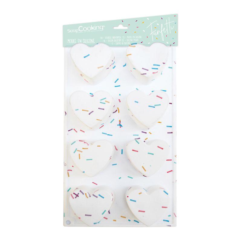 Moule silicone 8 cœurs Moule silicone 8 cœurs