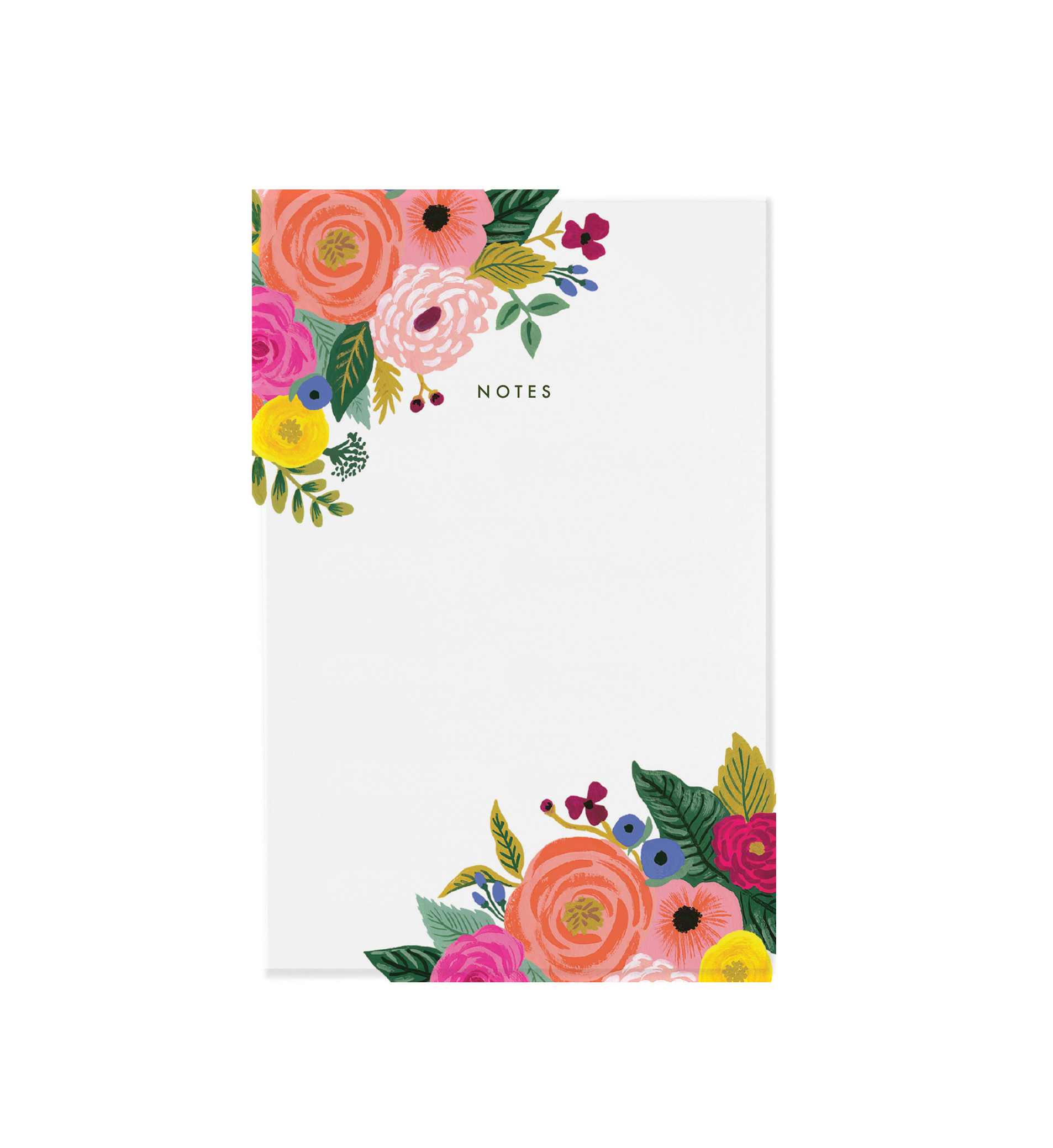 Bloc-notes Juliet Rose (photo) Bloc-notes Juliet Rose