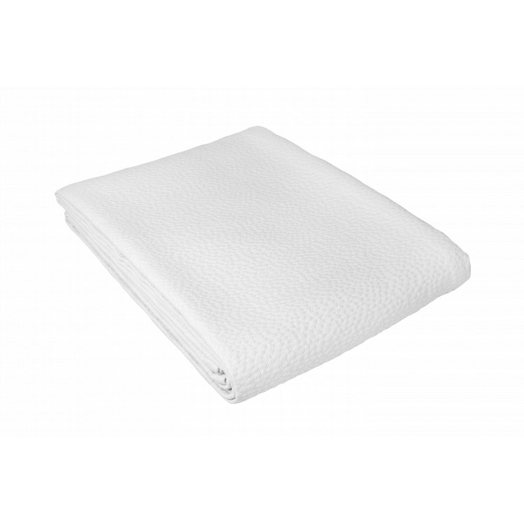 dessus de lit en coton blanc 230x250 cm