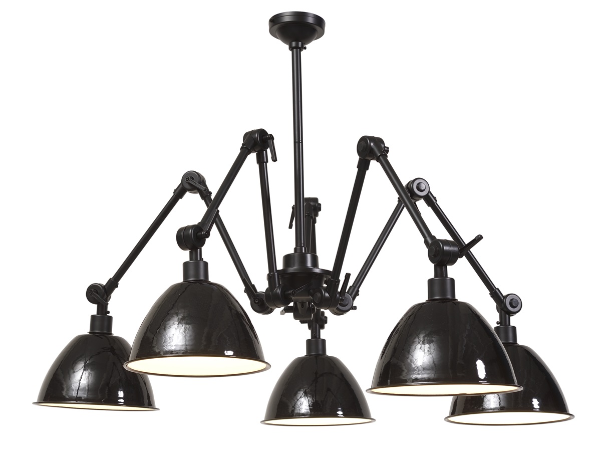 Suspension 5 bras noirs (photo) Suspension 5 bras noirs