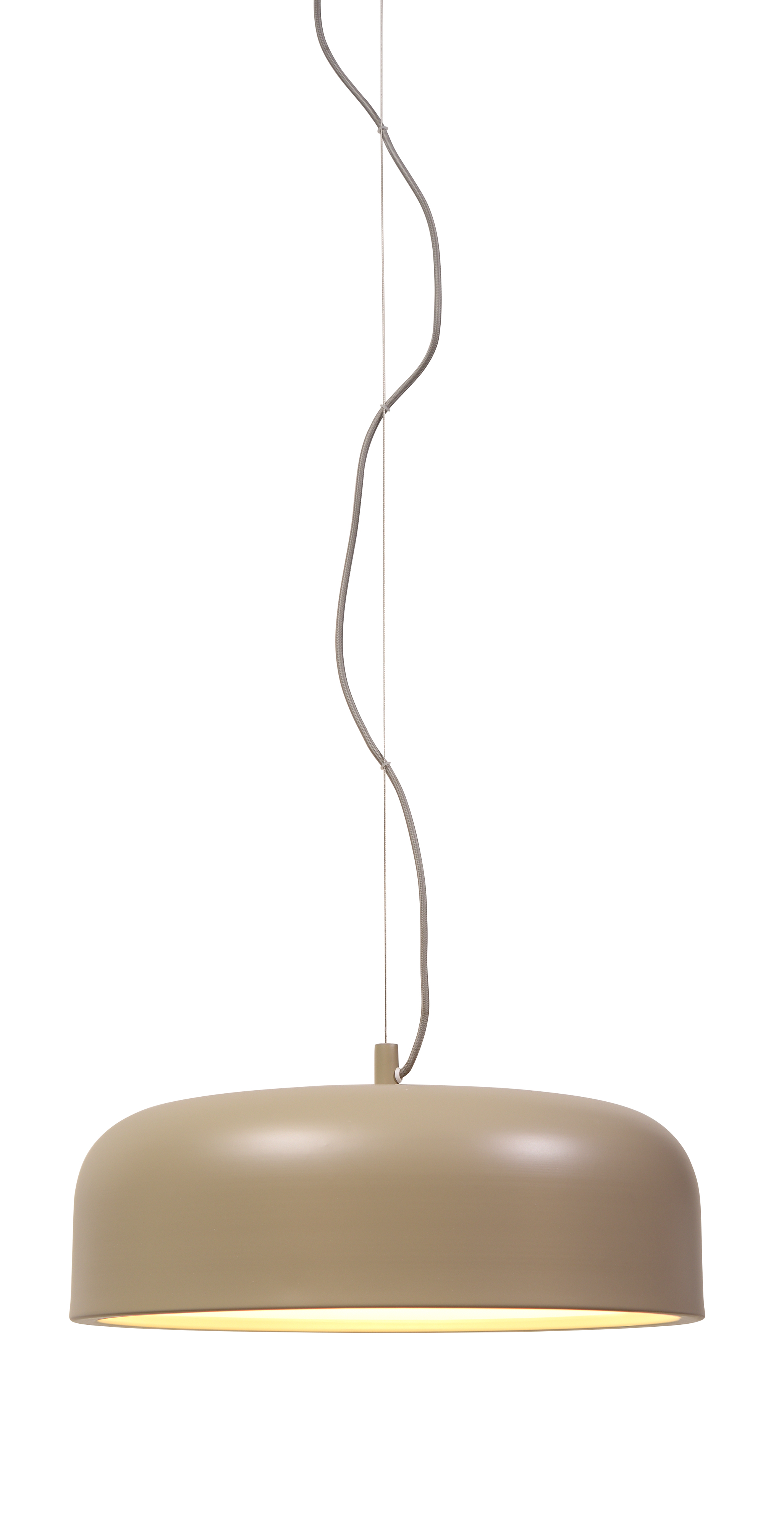 Suspension en fer forgé beige D49cm