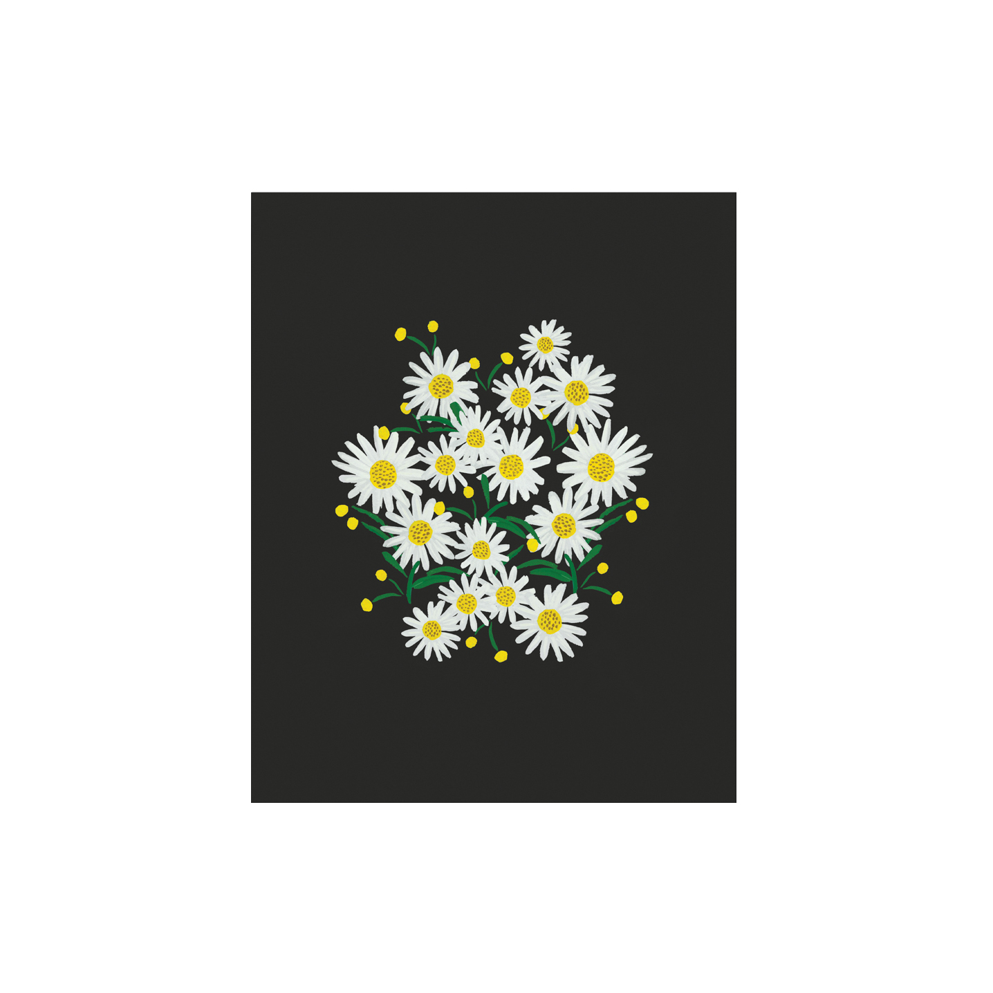 Affiche decorative daisies