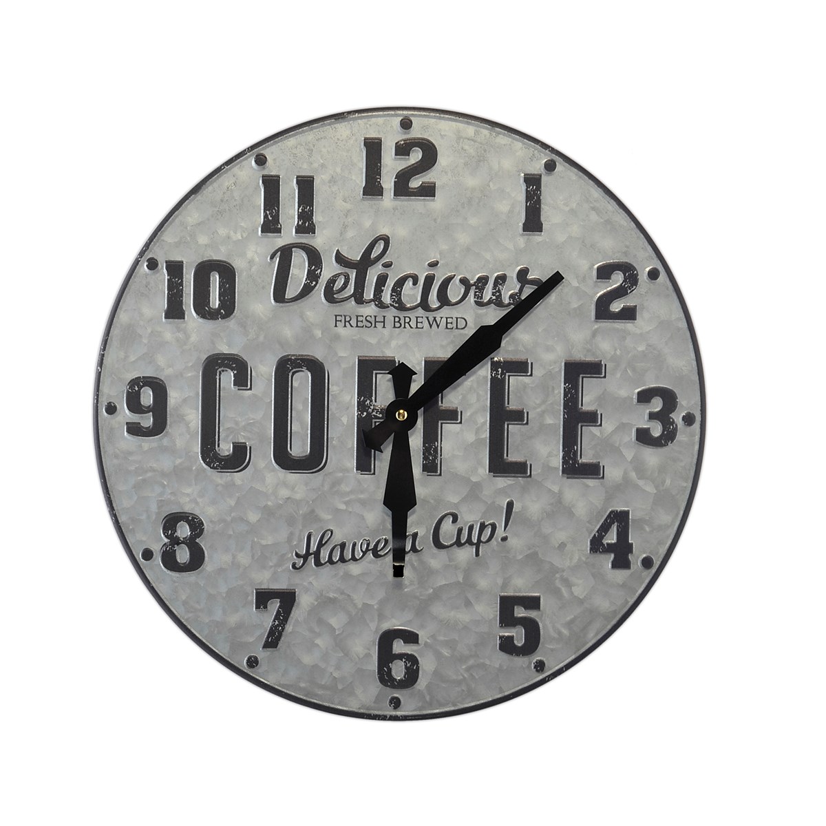 Horloge murale métal et zinc D40 (photo) Horloge murale métal et zinc D40