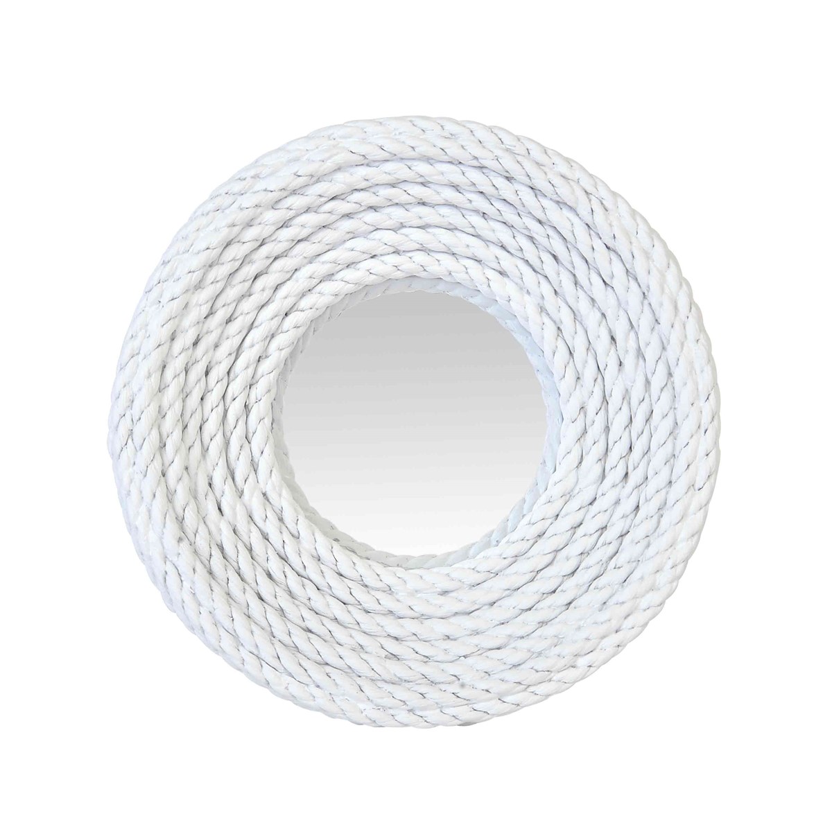 Miroir convexe corde blanche en résine D28 Miroir convexe corde blanche en résine D28