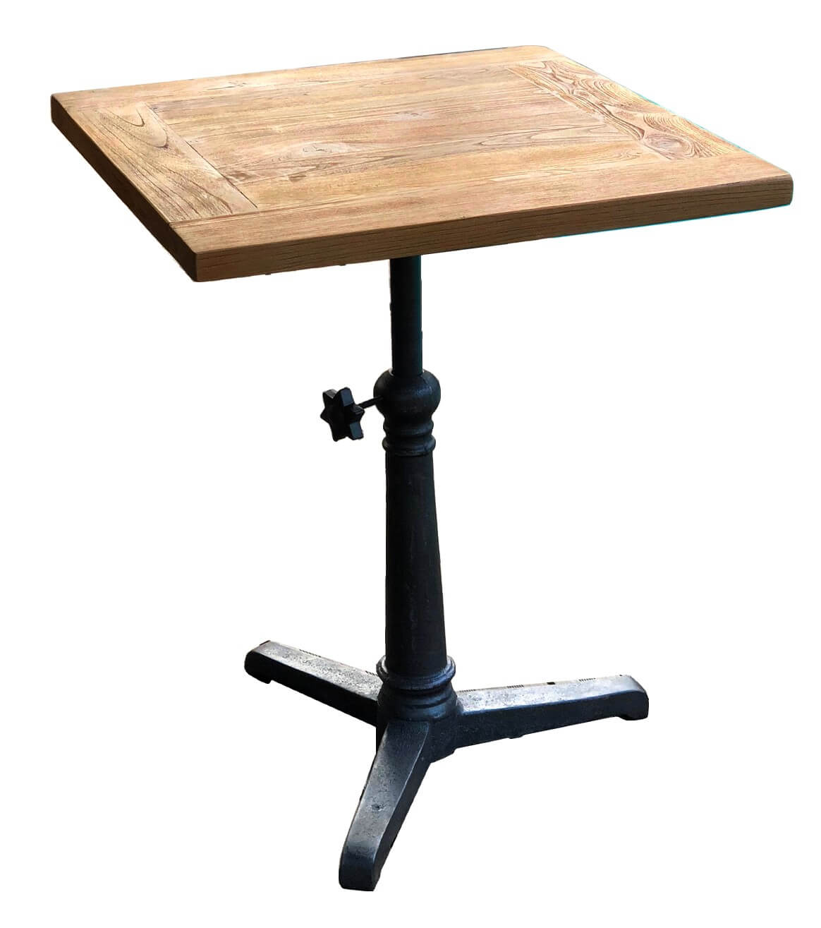 Table hauteur réglable bois massif