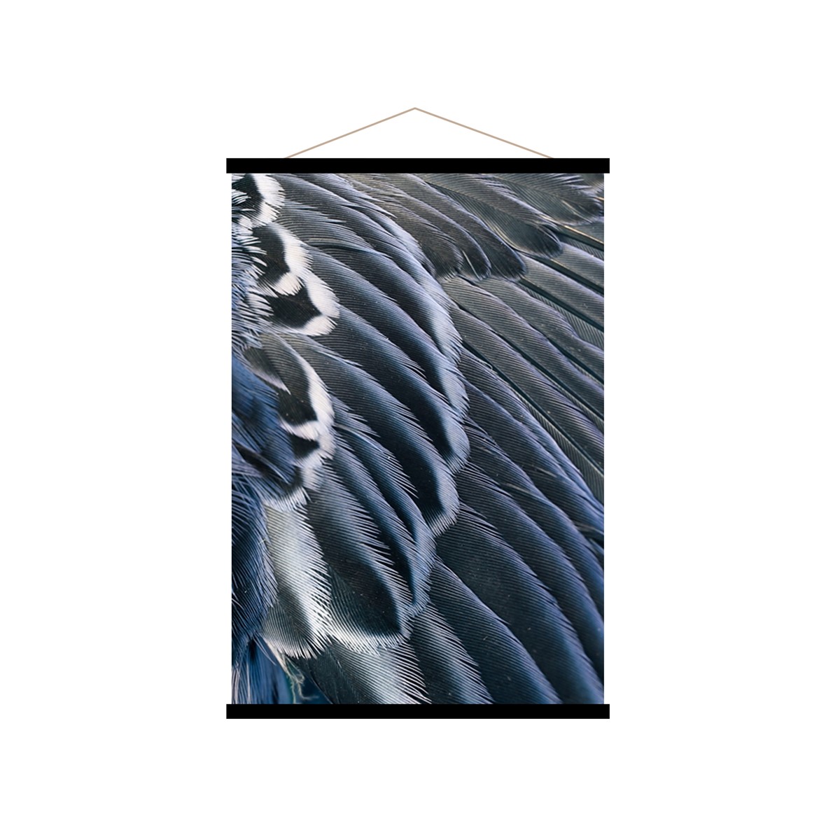 Affiche kakemono en toile bleu nuit 70x100 (photo) Affiche kakemono en toile bleu nuit 70x100