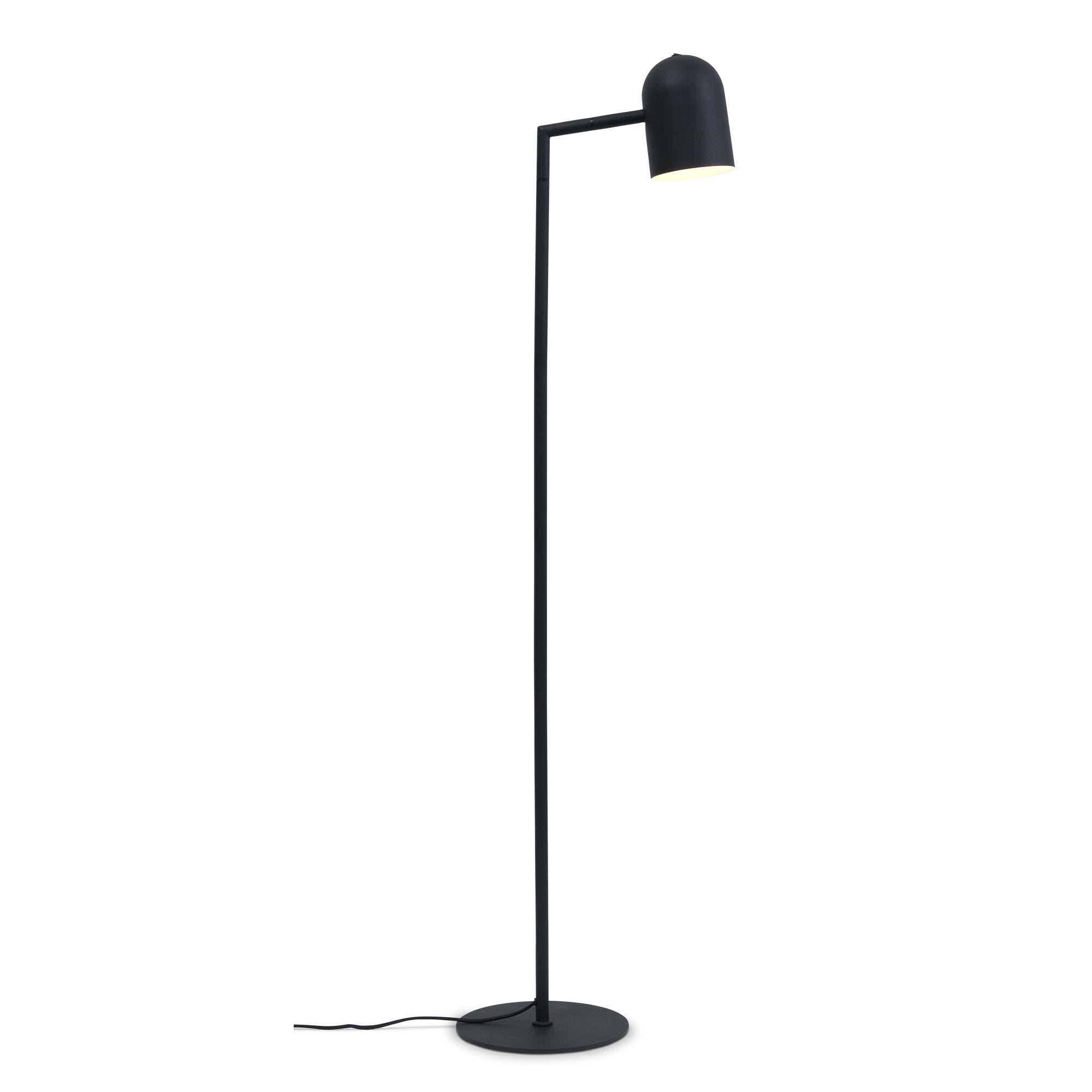 Lampadaire en métal noir H141cm