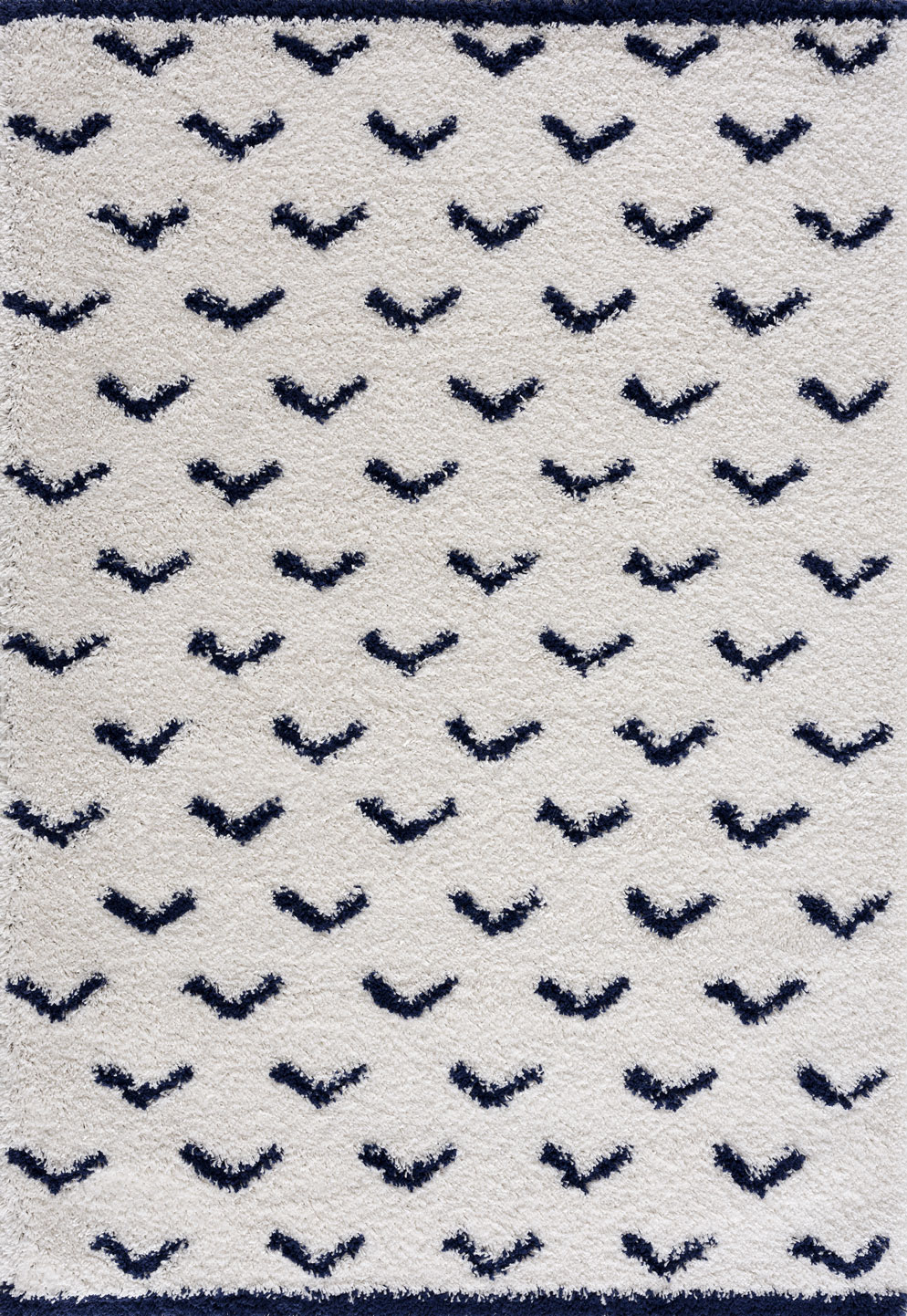 Tapis shaggy salon en laine artificielle bleu marin 120X160 Tapis shaggy salon en laine artificielle bleu marin 120X160