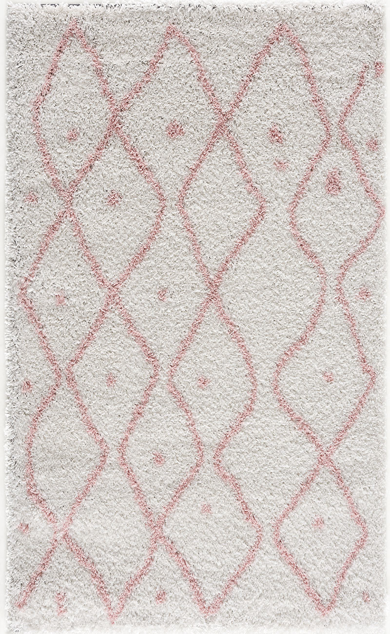 Tapis shaggy salon en laine artificielle rose tout doux 160X230 Tapis shaggy salon en laine artificielle rose tout doux 160X230