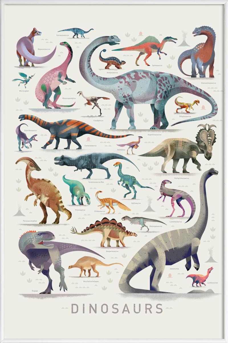 Affiche avec cadre standard (Blanc) en Multicolore/30x45 Affiche avec cadre standard (Blanc) en Multicolore/30x45