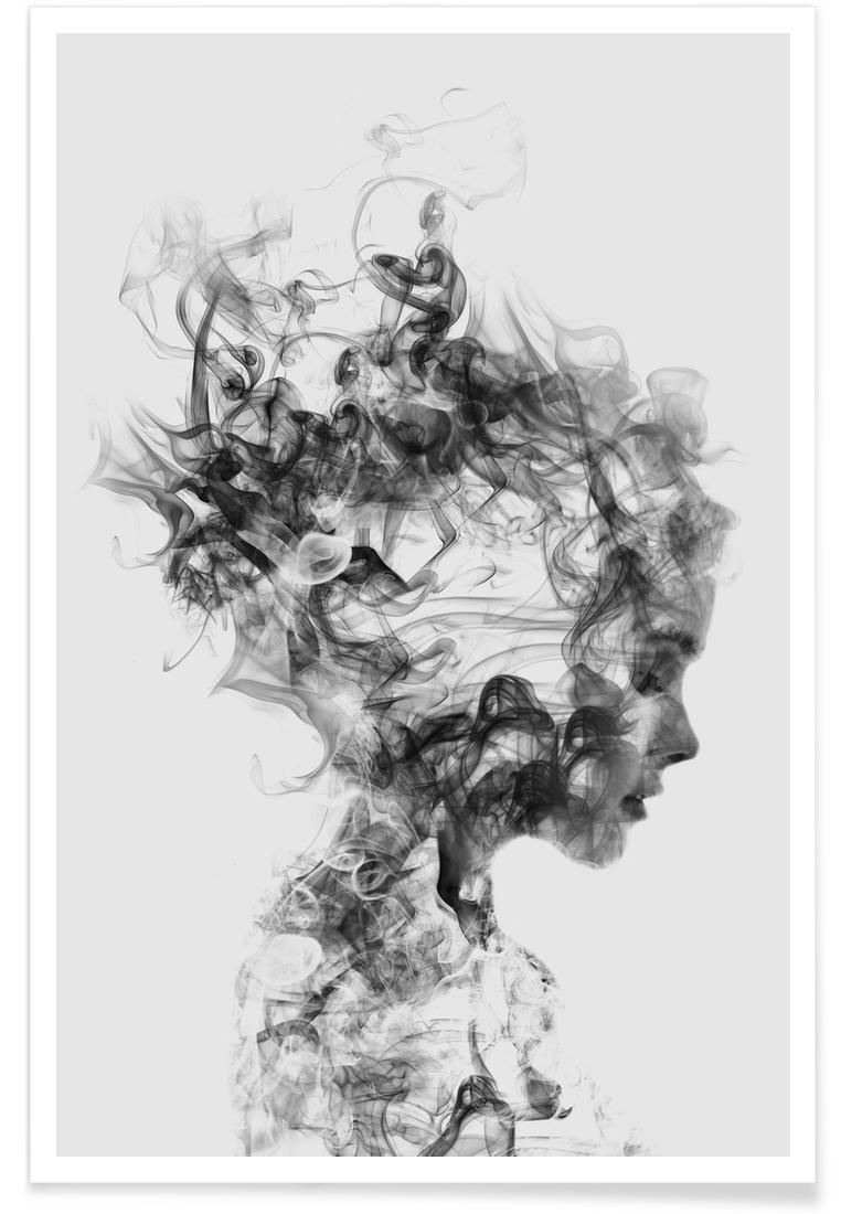 Affiche en Blanc & Gris/60x90 Affiche en Blanc & Gris/60x90