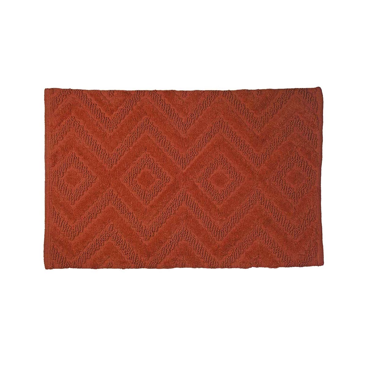 DIAMOND HILL - Tapis de bain antidérapant Terracota 50x80 cm (photo) DIAMOND HILL - Tapis de bain antidérapant Terracota 50x80 cm