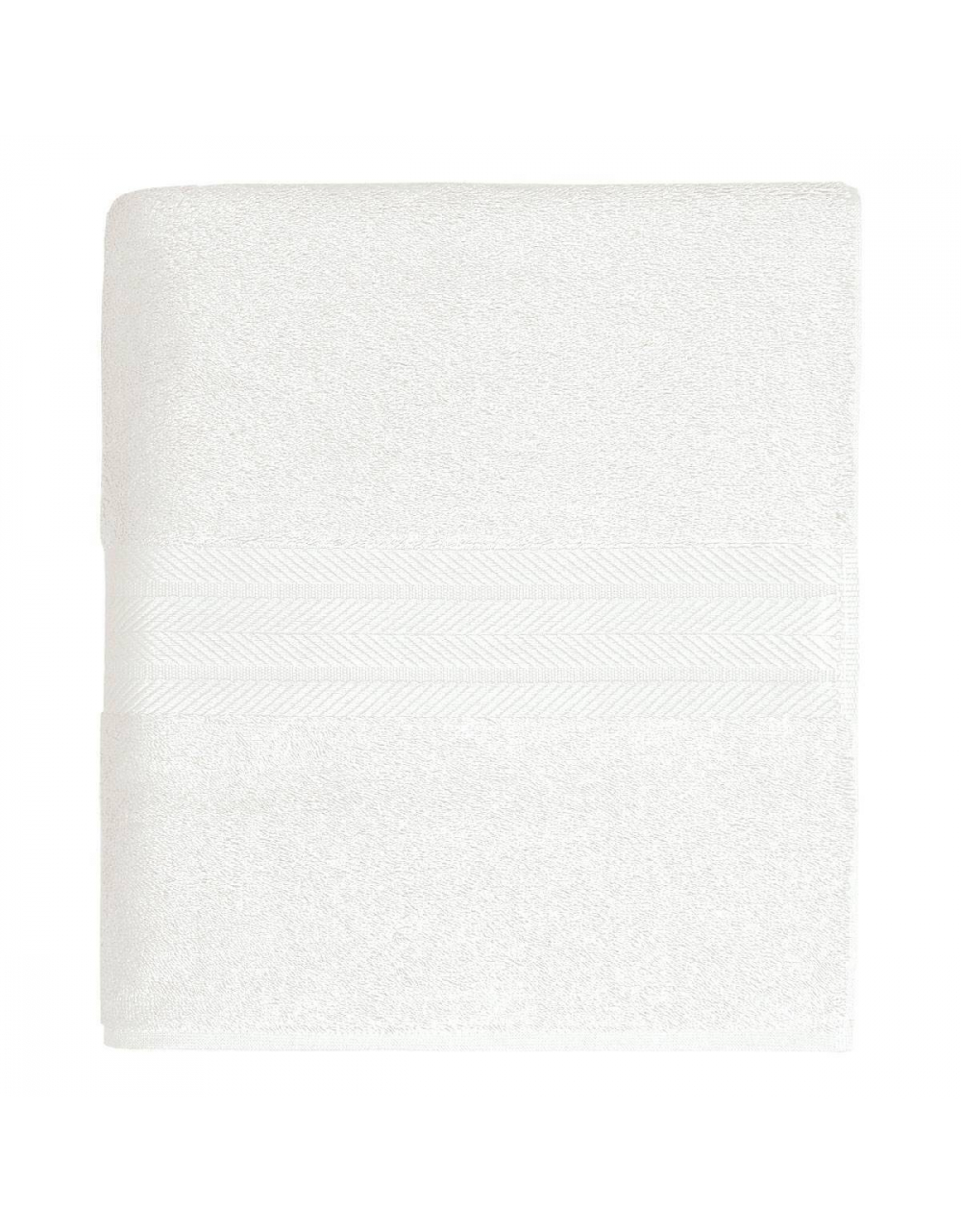 maxi drap de bain 550 g/m²  blanc 100x150 cm