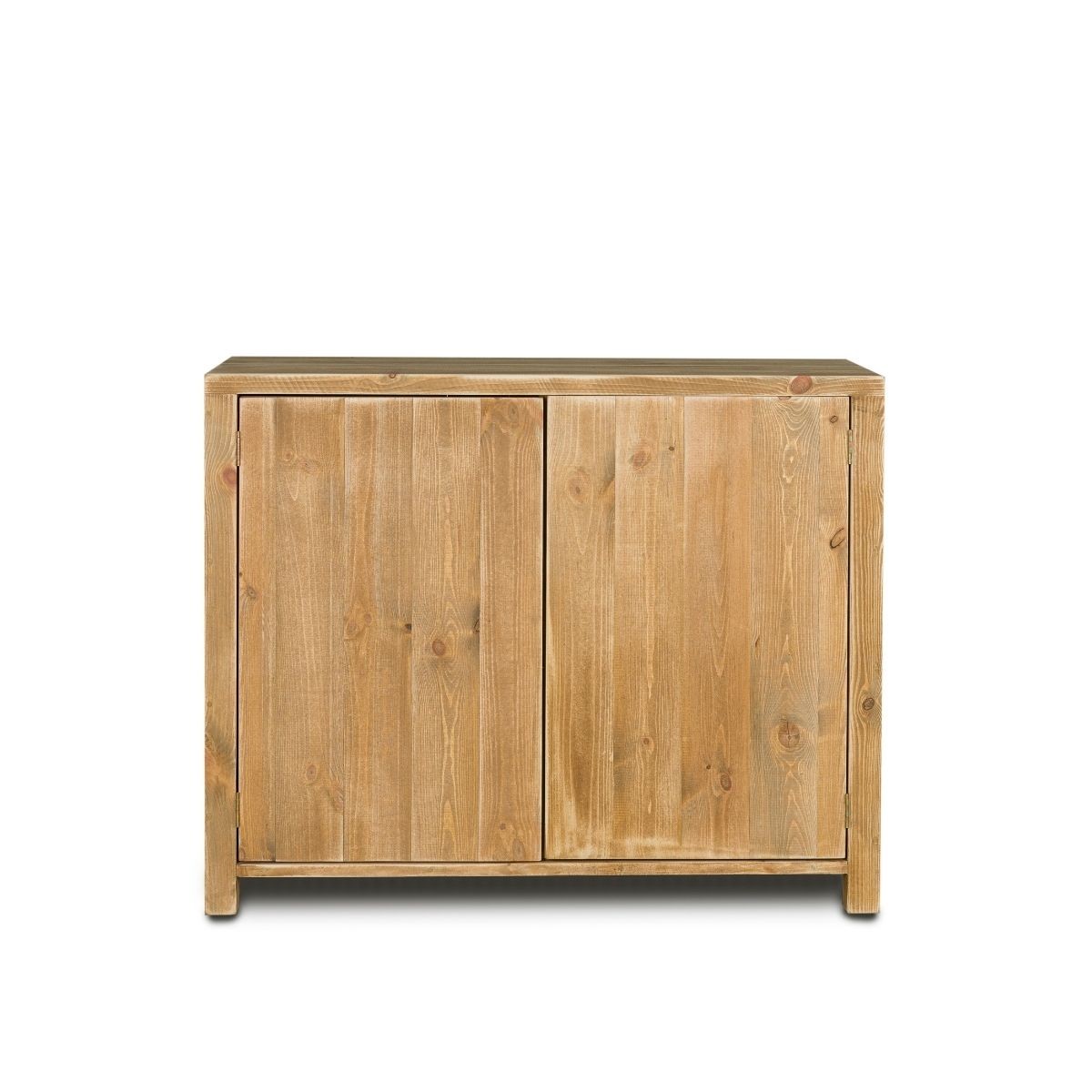 Buffet contemporain 2 portes bois massif Buffet contemporain 2 portes bois massif