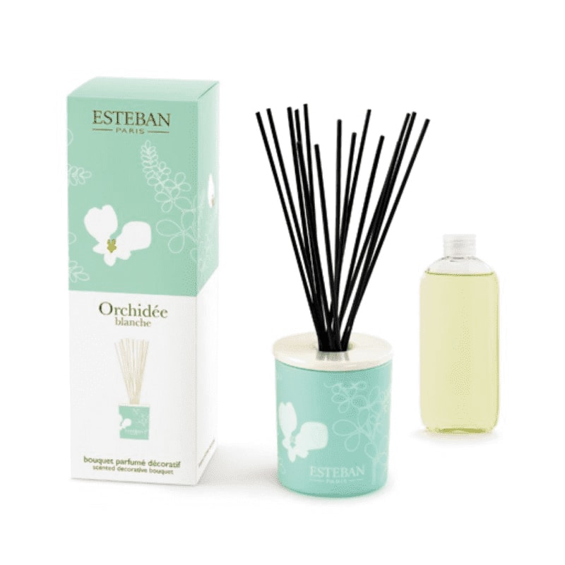 Bouquet parfumé décoratif orchidée blanche Bouquet parfumé décoratif orchidée blanche